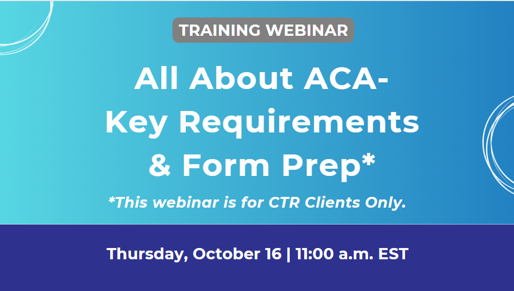 ACA Webinar
